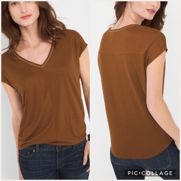 White House Black Market Tops - White House Black Market Dolman Jetsetter Tee S